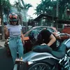 Aurel - Atta Boncengan Naik Motor