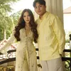 Potret baju lebaran keluarga artis 