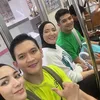 Potret Citra Kirana main padel di Jepang