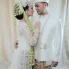 detail kebaya akad nikah Zaskia Gotik