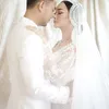 detail kebaya akad nikah Zaskia Gotik