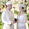 detail kebaya akad nikah Zaskia Gotik