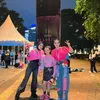 Ashanty, Aurel Hermansyah dan Arsy nonton konser BLACKPINK 