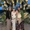 Potret Geng Menteri Ceria di pernikahan Luna Maya