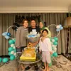 ulang tahun Ayah Rozak Ayu Ting Ting