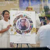 Prosesi tutup peti dan kremasi Reza Gunawan