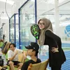 Putri Delina, Rizwan dan Ferdy Main Olahraga Padel