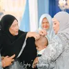 Mpok Alpa Aqiqah anak kembar Raffa Raffi