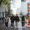 Potret The Dudas Minus One di NYC bak boyband