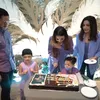 ultah aurel, kue ultah aurel, berita aurel, aurel atta