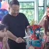 Potret ultah suami Momo Geisha 