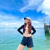Ayu Ting Ting Pantai Liburan Artis Dangdut