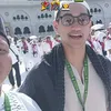 Afgan saat tunaikan ibadah Haji