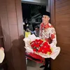Aisar Khaled bawa bunga untuk Lesti