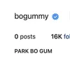 postingan perdana Park Bo Gum