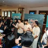 Pemeran Sampai Titik Terakhirmu di hadapan awak media