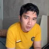 Aldi Taher pakai baju burgernya