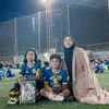anak Oki Setiana Dewi main bola