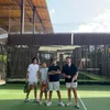 Andre Taulany Main Padel Bareng Anak-anaknya
