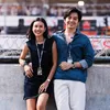 Angga Yunanda & Shenina nonton F1
