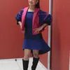 Anggini Majene Pakai Rok Biru