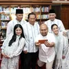 Baby Bump Annisa Pohan di acara hala bihalal