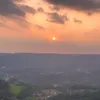 Senja dari atas bukit