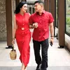 Anang &amp; Ashanty kompak pakai baju merah