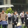 atap bei runtuh, selasar bei runtuh, atap bursa efek indonesia runtuh
