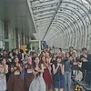 Melly dan Tasya nyanyi saat audisi D'Academy 8