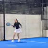 Outfit Azizah Salsha saat main padel