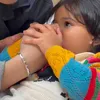 Azura anak Atta Halilintar jatuh
