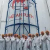 satelit merah putih, peluncuran satelit merah putih