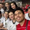 Circle Thariq Halilintar nonton pertandingan Indonesia vs Bahrain