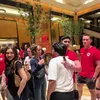 Circle Fuji nonton pertandingan Indonesia vs Bahrain