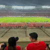 Circle Fuji nonton pertandingan Indonesia vs Bahrain