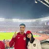 Circle Fuji nonton pertandingan Indonesia vs Bahrain