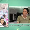 Tyas Mirasih dengan Anak Tengku Tezi