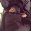 Gaya Anak Artis Saat Tidur