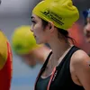 Gisel Triathlon Finish Olahraga lari sepeda renang