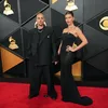 Justin Bieber dan Hailey Bieber di Red Carpet Grammy Awards 2026