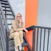 Potret ita Alvia berhijab.