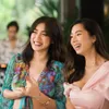 Potret jessica Iskandar pamer baby bump menonjol.