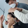 Luna Maya Anggun Pakai Gaun Hitam