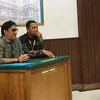Andre Taulany di ruang sidang