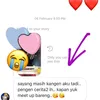 Chat WhatsApp &amp; DM Instagram Saphira Indah pada Chacha Frederica
