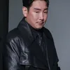 Cho Jin Woong Pakai Jaket Kulit