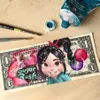 Lukisan tokoh kartun di uang 1 dollar