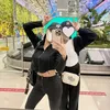 Aisha &amp; Denada mirror selfie