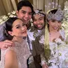 Alyssa Daguise dan Al Ghazali di Pernikahan Ranggaz Laksmana-Angie Prijanto